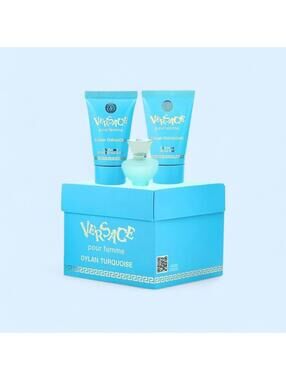 Versace Pour Femme Dylan Turquoise EDT - Gift Set NWB